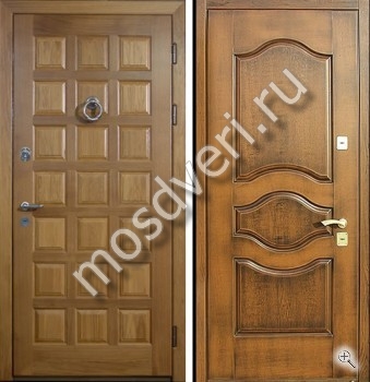 Стальная дверь, отделка МДФ с обеих сторон - купить от производителя Мосдвери Стальная дверь, отделка МДФ с обеих сторон